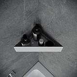 Кутова полиця для ванної кімнати, фото 3