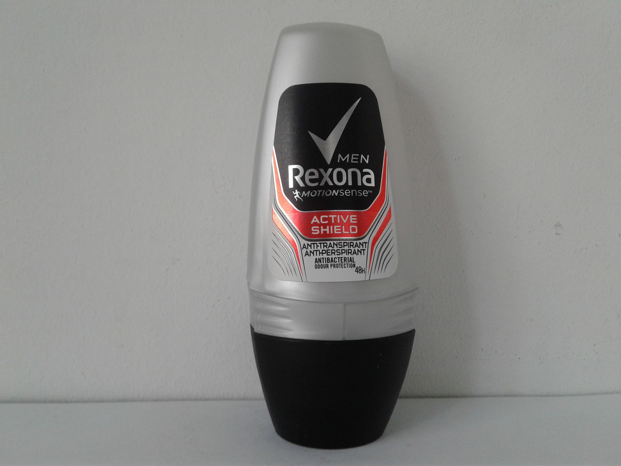 Кульковий чоловічий дезодорант антиперспірант Rexona Active shield 50 мл. (Рексона Антибактеріальний ефект)