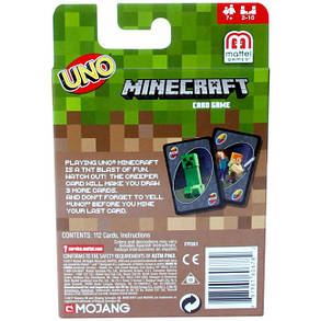 Настільна гра UNO Minecraft (Майнкрафт), фото 4