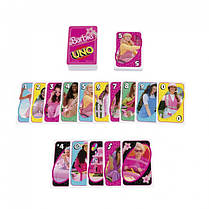 Настільна гра UNO Барбі у кіно (Уно: Barbie the Movie), фото 4