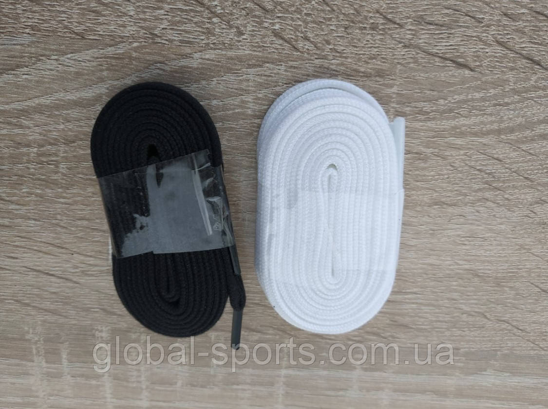 Шнурки білі та чорні Adidas (Артикул: 003)