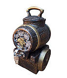 Набір Бочка Пушка із двома стаканами для вина та напоїв - Кераміка, фото 4