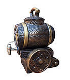 Набір Бочка Пушка із двома стаканами для вина та напоїв - Кераміка, фото 5