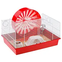 Клетка для хомяков с большим колесом и зоной для игр CONEY ISLAND 50 x 35 x h 25 cm