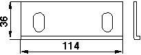 Пластина напрямної коси жатки 522181 підходить для Claas