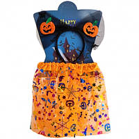 Карнавальный костюм на Хэллоуин "Тыковка" (юбка/обруч) (18912-006)