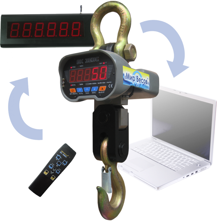 Ваги до 3000 кг кранові з радіоканалом (ВК ЗЕВС III PK), фото 1