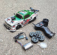 Іграшкова машинка для дріфту на радіокеруванні Додж Dodge на радіокеруванні дрифт 28 см СВІТЛО ПАР