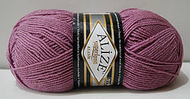 Нитки пряжа для в'язання напіввовна SUPER LANA KLASIK Супер Лана Класик № 28 - суха троянда