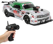 Іграшкова машинка для дрифту на радіокеруванні Масл кар Додж Dodge на радіокеруванні дрифт 28 см СВІТЛО ПАР
