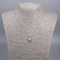 Ланцюжок Xuping Позолота 18К з підвіскою Сонце d-17х16мм+- з подовжувальним ланцюжком L-53см+- s-1мм+- купити біжутерію дешево