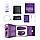 Смарт-вібратор для пар We-Vibe Chorus Purple, сенсорне керування вібраціями стисканням пульта, фото 8