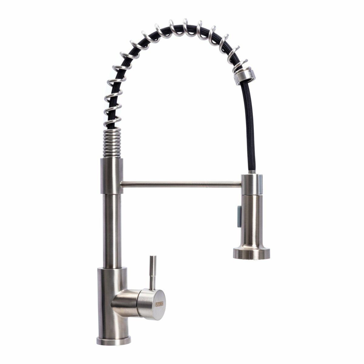 Кухонний змішувач PLATINUM FR56 гнучкий 2 режими води, фото 1