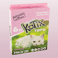 Наполнитель (Котикс тофу) для туалета с ароматом лаванды Kotix Tofu 6л