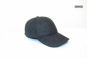 Бейсболка осінь-зима на флісі з вухами сіра DaVaNi 00900