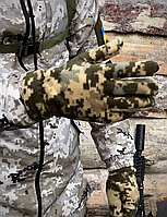 Перчатки флисовые , зимние тактические всу , теплые армейские перчатки