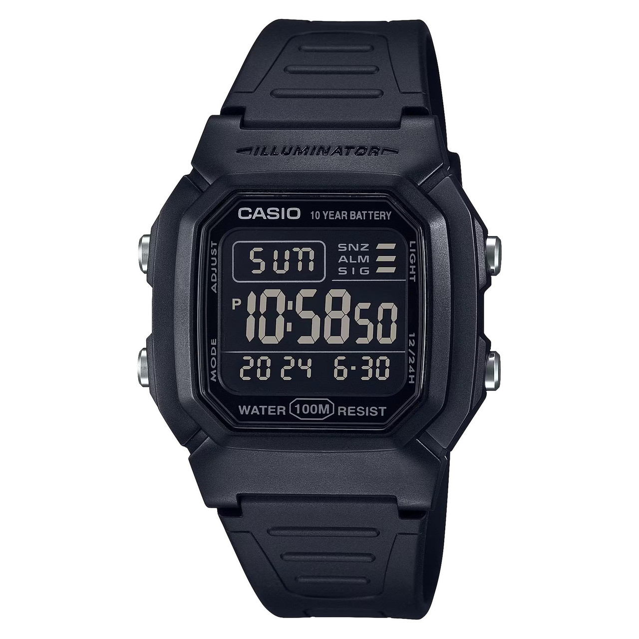 Годинник наручний Casio W-800H-1B