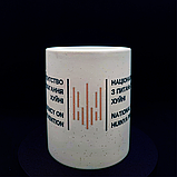 Прикольна чашка-хамелеон космос "Нац.агенство з питань запобігання х*йні", 330 мл., фото 2