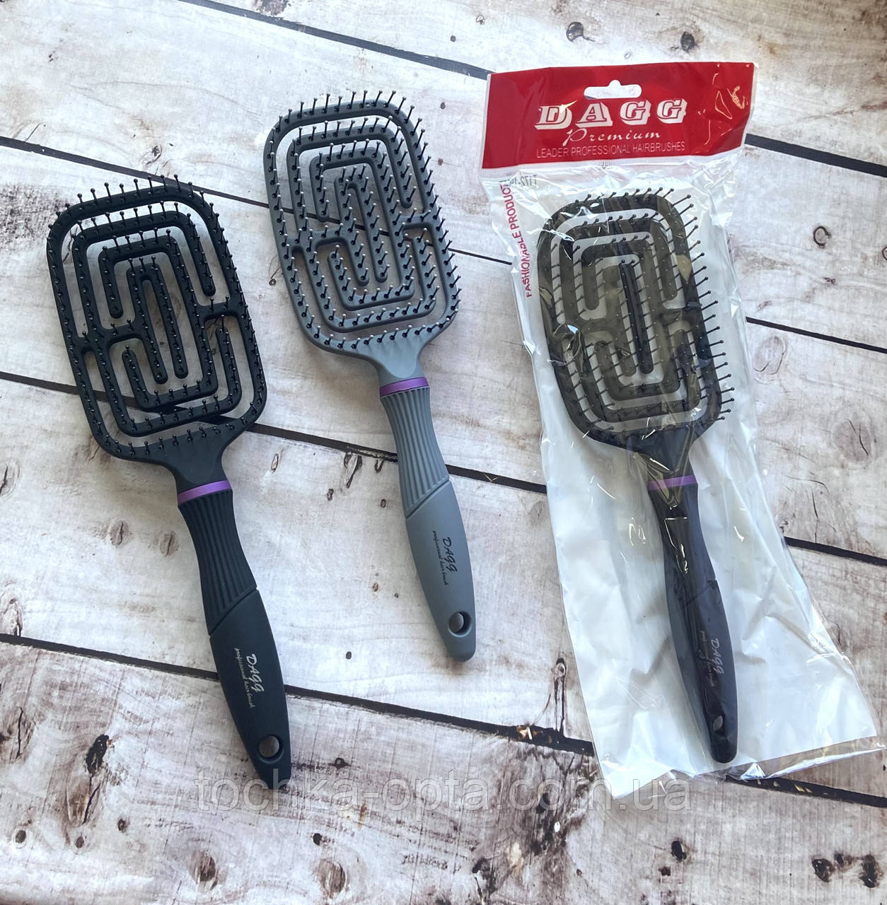 Масажна щітка Dagg Premium T172-1965T лабіринт, фото 1