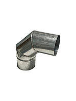 Коліно для димоходу оцинковане (90 градусів), d 110 мм
