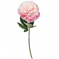 Цветок искусственный 85см "Пион нежно-розовый", в упаковке 3шт.(015FS-PK)