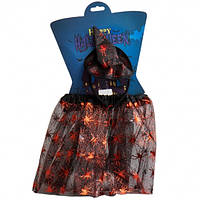 Карнавальный костюм на Хэллоуин "Колдунья" (юбка/обруч) (18912-005)