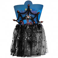 Карнавальный костюм на Хэллоуин "Черная вдова" (юбка/обруч) (18912-003)