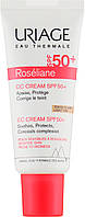 СС-крем для лица против покраснений Uriage Roseliane CC Cream Moisturizing Cream SPF 50+ 40ml (922364)