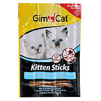 Лакомство для котят мясные палочки GimCat Gimpet Kitten 3 шт