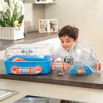 Клітка для хом'яків з міні спортзалом Ferplast COMBI 2 FUN 79.5 x 29.5 x 26.3 cm, фото 4