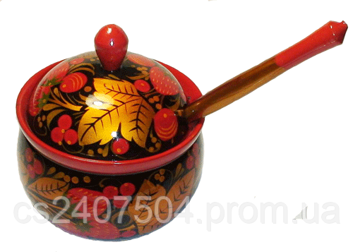 Розписна цукорниця.