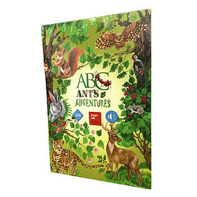Книга 3D Англійська Жива абетка ABC book з доповненою реальністю, звук, FastAR kids, 60ст, анг укр мова, 30,5*22*см (781819)