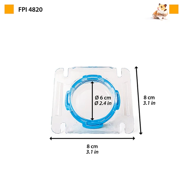 Пластикова кришка для клітин для хом'яків FPI 4820 Ferplast (Ферпласт) Wire Connection 8*3*6