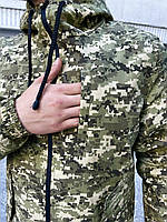 Комплект тактический пиксель зеленый №2 Terra куртка с капюшоном и штаны