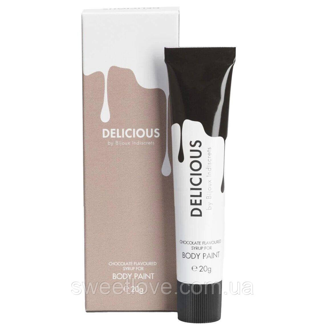 Фарба для тіла Bijoux Indiscrets — Chocolate Body Paint 20 мл