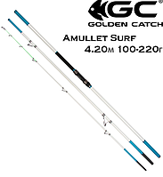 Спинниг Golden Catch Amullet Surf 4.20м 100-220г (штекерный, морской, серфовый)