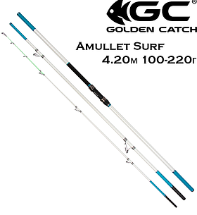 Спінінг Golden Catch Amullet Surf 4.20 м 100-220г (штекерний, морський, серфовий)