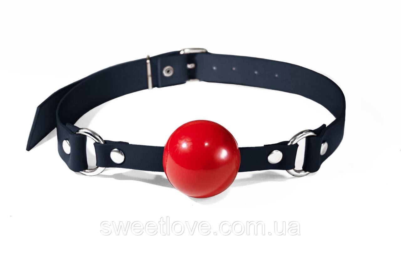 Капелюх силіконовий Feral Feelings Silicon Ball Gag Black/Red