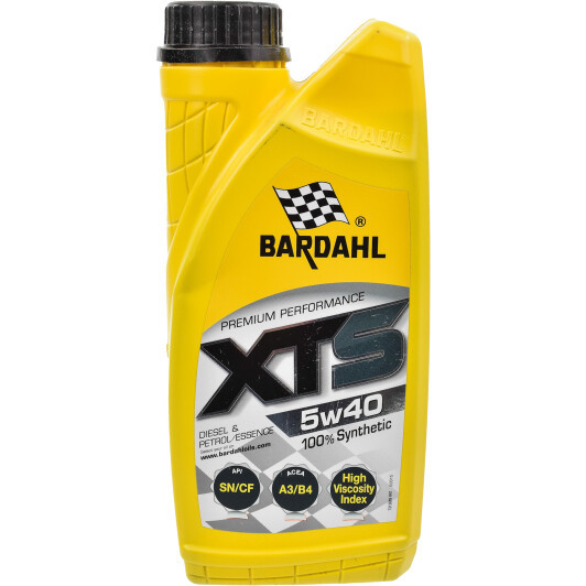 Bardahl XTS 5W-40 1 л (36891) моторна олива, фото 1