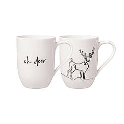 Комплект кружок Statement XMAS set reindeer Villeroy & Boch