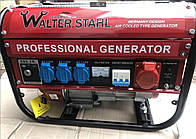 Генератор Walter Stahl pr8500ws 3,8 кВт 220В/6,7 кВт 380В В 3-фазний бензиновий