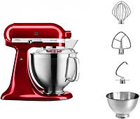 Планетарный миксер KitchenAid Artisan 5KSM185PSECA с откидным блоком карамельное яблоко