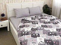 Подростковое постельное белье Grey Cat бязь Руно Подростковый комплект простынь 143х215 см, наволочки 50х70 см