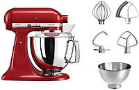 Планетарний міксер KitchenAid Artisan 5KSM175PSEER з відкидним блоком червоний