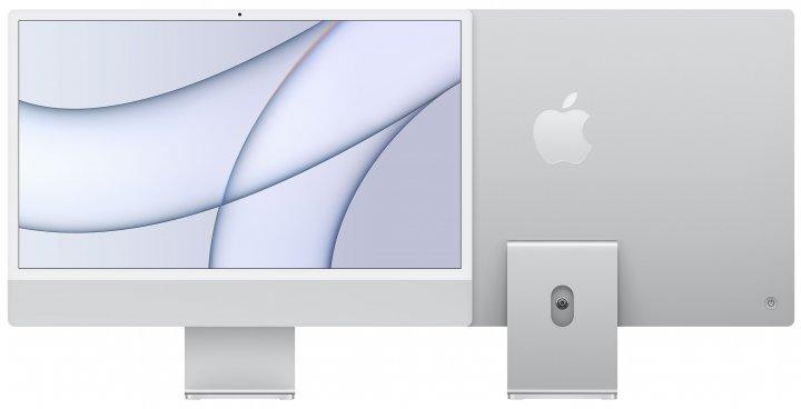 Моноблок Apple iMac 24" М1 4.5К 8 ядер GPU 512 GB Silver (MGPD3UA/A)