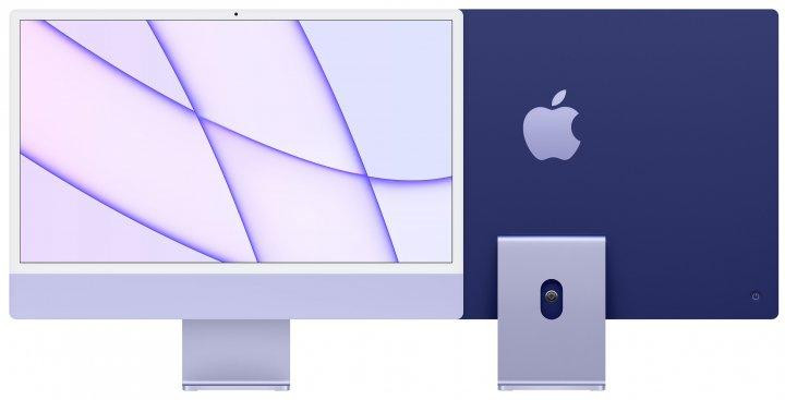 Моноблок Apple iMac 24" М1 4.5К 8 ядер GPU 256 GB Purple (Z130001EH)