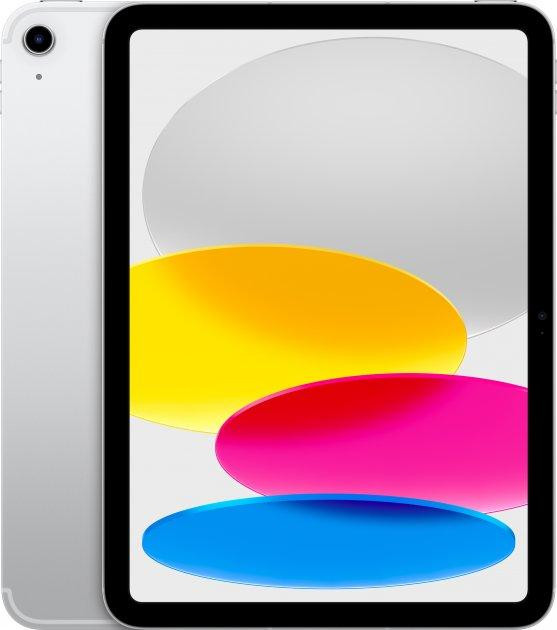 Планшет Apple iPad 10.9" 2022 Wi-Fi + Cellular 256GB Silver (MQ6T3RK/A)