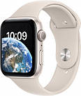 Смарт-годинник Apple Watch SE (2022) GPS 44mm Starlight Aluminium Case with Starlight Sport Band