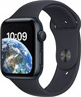 Смарт-годинник Apple Watch SE (2022) GPS 44mm Midnight Aluminium Case with Midnight Sport Band (MNK03)