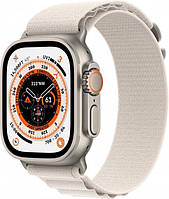 Смарт-годинник Apple Watch Ultra GPS + Cellular 49mm Titanium Case with Starlight Alpine Loop - Large